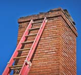 Our chimney service includes lightning damage repairs